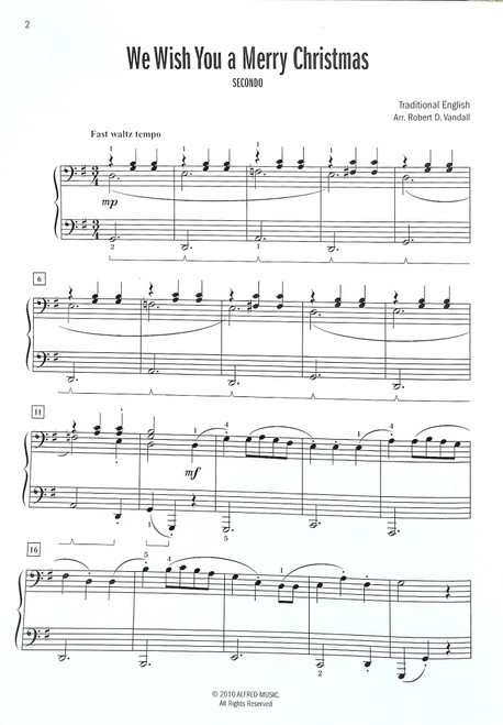 Celebrated Christmas Duets Book 4