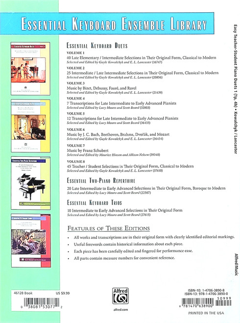 Teacher- Student Piano Duets Book 1 Teacher- Student Piano Duets Book 1