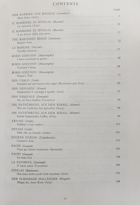 Operatic Anthology - Volume 5: Bass and Piano