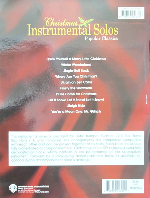 Christmas Instrumental Solos -- Popular Classics : Flute