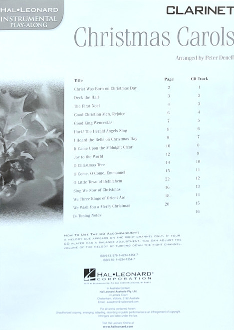 Hal Leonard Instrumental Play-Along: Christmas Carols Hal Leonard Instrumental Play-Along: Christmas Carols