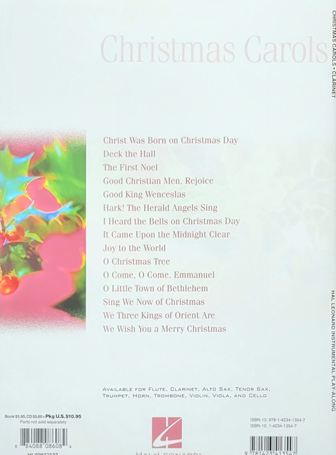 Hal Leonard Instrumental Play-Along: Christmas Carols Hal Leonard Instrumental Play-Along: Christmas Carols