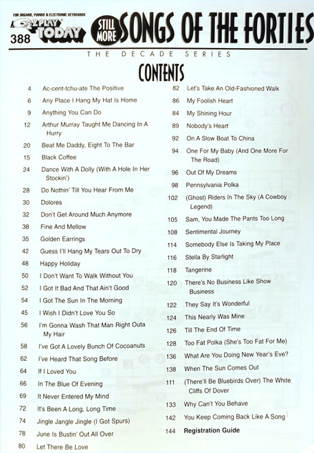 Memorable Standards E-Z Play Today Volume 33 2nd Edition  Memorable Standards E-Z Play Today Volume 33 2nd Edition