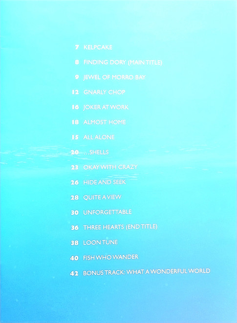 Finding Dory - Piano Solo Book