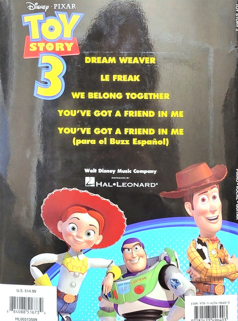 Toy Story 3 - Piano, Vocal, Guitar