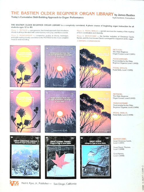 Used Vintage book- Great Hymns - for Organ - Level 1 Used Vintage book- Great Hymns - for Organ - Level 1