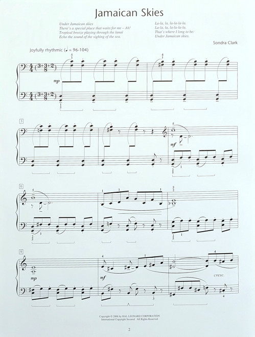 Island Delights- four original piano solos 