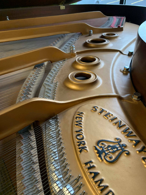 Steinway "L" Walnut Satin Grand Piano with Bench Steinway "L" Walnut Satin Grand Piano with Bench