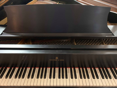 Steinway "S" Black Satin Grand Piano with Bench - SOLD