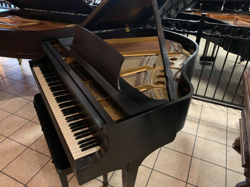 Steinway "S" Black Satin Grand Piano with Bench - SOLD