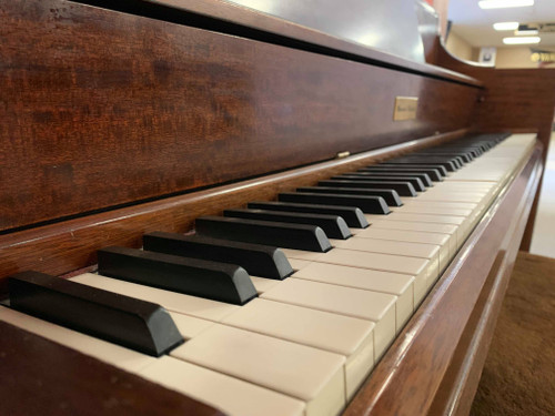Used Mason & Hamlin "H" 42" Console Piano with Bench - SOLD Used Mason & Hamlin "H" 42" Console Piano with Bench - SOLD