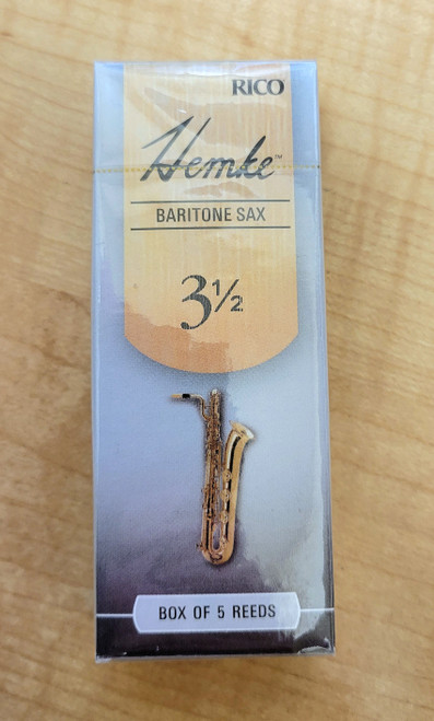 D'Addario RHKP5BSX350 - Frederick L. Hemke Baritone Saxophone Reeds - 3.5 (5-pack) D'Addario RHKP5BSX350 - Frederick L. Hemke Baritone Saxophone Reeds - 3.5 (5-pack)