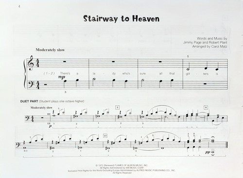 Alfred Famous & Fun Rock - Book 1 - 11 Appealing Piano Arrangements