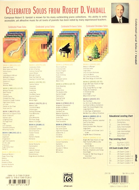 Alfred Celebrated Lyrical Solos, Book 2 7 Solos in Romantic Styles for Early Intermediate Pianists Alfred Celebrated Lyrical Solos, Book 2 7 Solos in Romantic Styles for Early Intermediate Pianists