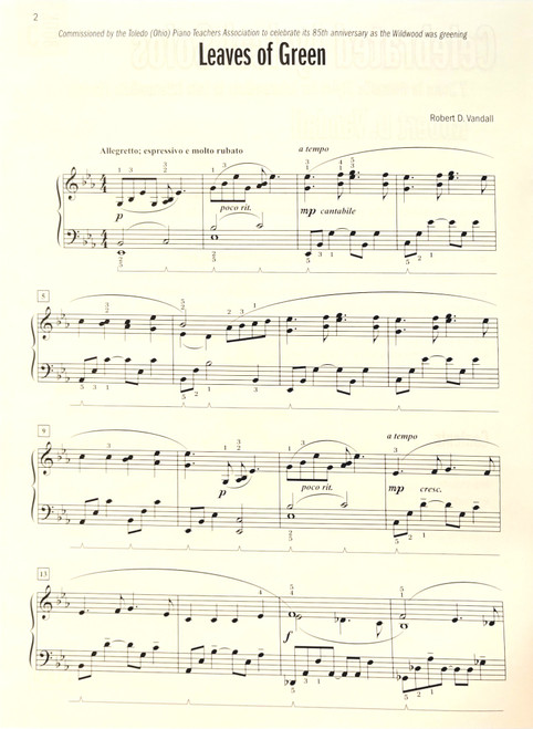 Alfred Celebrated Lyrical Solos, Book 5 7 Solos in Romantic Styles for Intermediate to Late Intermediate Pianists