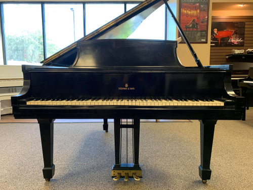 Steinway L 5'10" Ebony Satin with Steinway Bench (1956) Steinway L 5'10" Ebony Satin with Steinway Bench (1956)