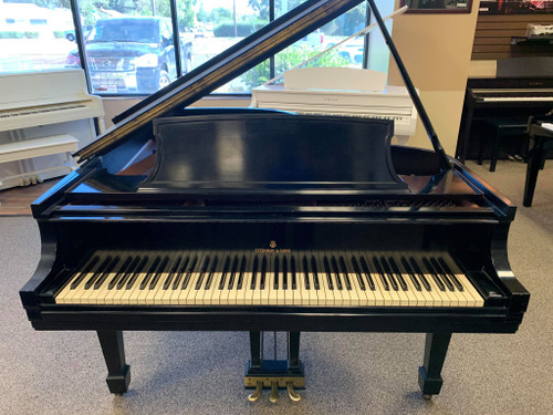 Steinway L 5'10" Ebony Satin with Steinway Bench (1956) Steinway L 5'10" Ebony Satin with Steinway Bench (1956)