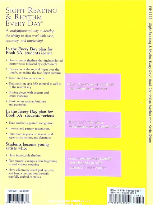 Sight Reading & Rhythm Every Day Book 3A