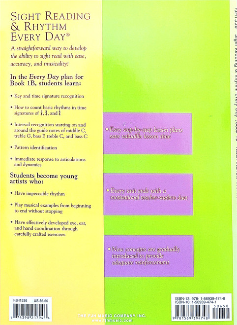 Sight Reading & Rhythm Every Day Book 1B Sight Reading & Rhythm Every Day Book 1B