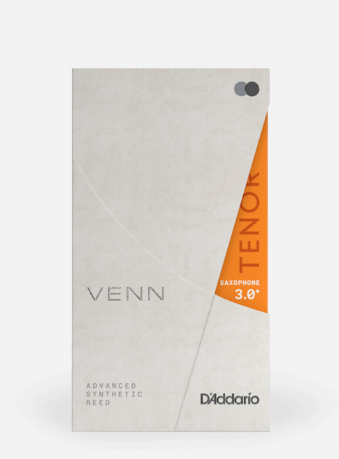 D'Addario Venn Synthetic Tenor Saxophone Reed, 3.0+