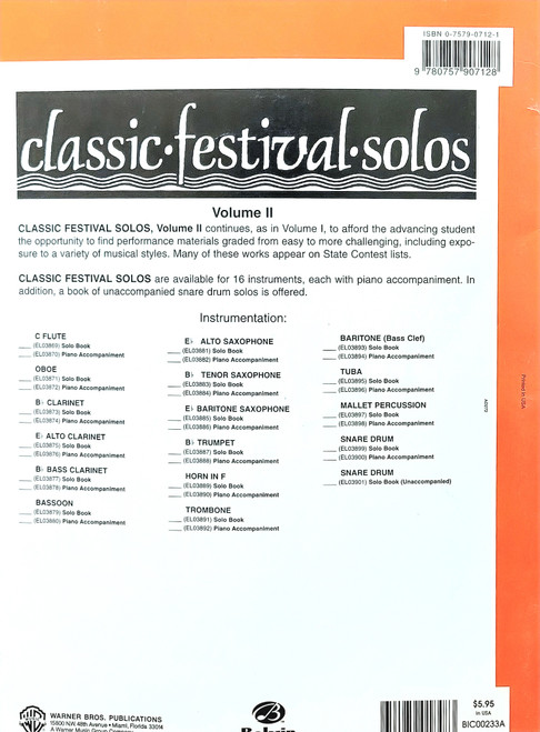 Used Alto Saxophone Student Level 2 Student Instrumental Course Tunes For Alto Saxophone Technic Used Alto Saxophone Student Level 2 Student Instrumental Course Tunes For Alto Saxophone Technic