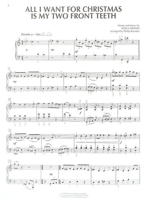 A Grown-Up Christmas List - Piano Solo by Phillip Keveren