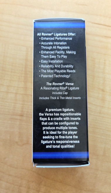 Rovner Versa Ligature for Standard Bb Clarinet Hard Rubber Mouthpieces Rovner Versa Ligature for Standard Bb Clarinet Hard Rubber Mouthpieces