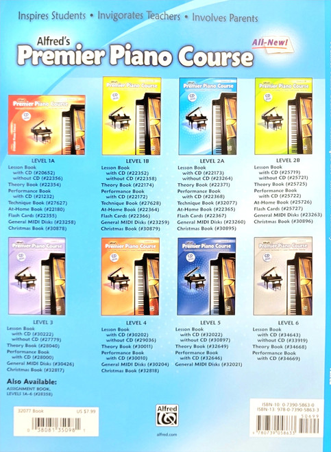 Alfred's Premier Piano Course - Technique 2A Alfred's Premier Piano Course - Technique 2A