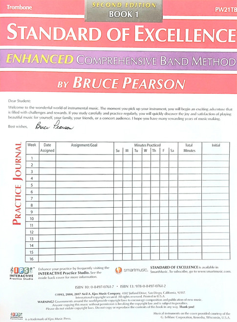 Standard of Excellence - Bb Tenor Saxophone - 2nd edition, book 1 Standard of Excellence - Bb Tenor Saxophone - 2nd edition, book 1