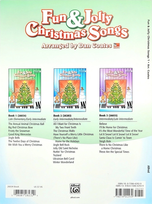 Fun & Jolly Christmas Songs - Piano - Late Elementary/Early Intermediate Book 1 Fun & Jolly Christmas Songs - Piano - Late Elementary/Early Intermediate Book 1