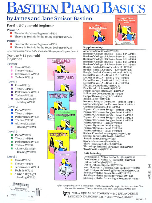 Popular Christmas Songs - Level 2 - Bastien Piano Basics