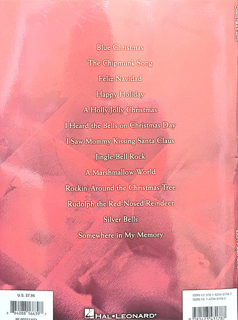 Christmas Hits - Easy Piano Solo