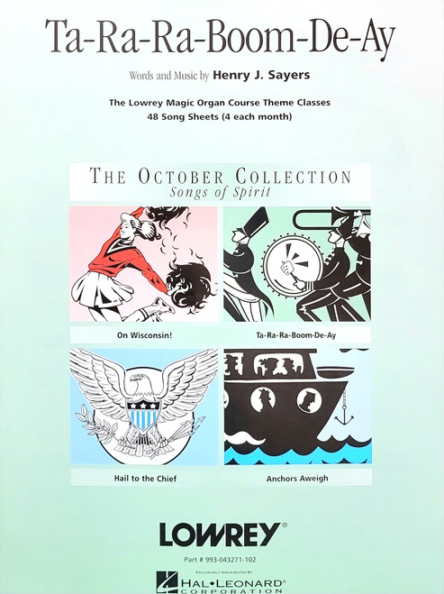 Ta-Ra-Ra-Boom-De-Ay - Lowrey EZ Play Sheet Music