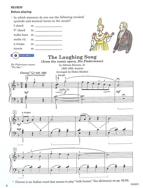 Succeeding at the Piano - LESSON AND TEHNIQUE BOOK - GRADE 3 - w/ CD - Helen Marlais