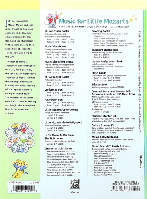 Music for Little Mozarts - Notespeller & Sight-Play Book 2