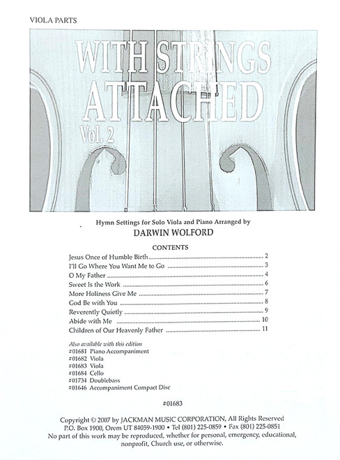 With Strings Attached - Book 2 - Viola With Strings Attached - Book 2 - Viola