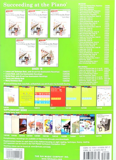 Succeeding at the Piano - Lesson Book - Grade 1B (2nd edition) Succeeding at the Piano - Lesson Book - Grade 1B (2nd edition)