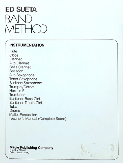 Ed Sueta Band Method - Trombone - Book 3 Ed Sueta Band Method - Trombone - Book 3