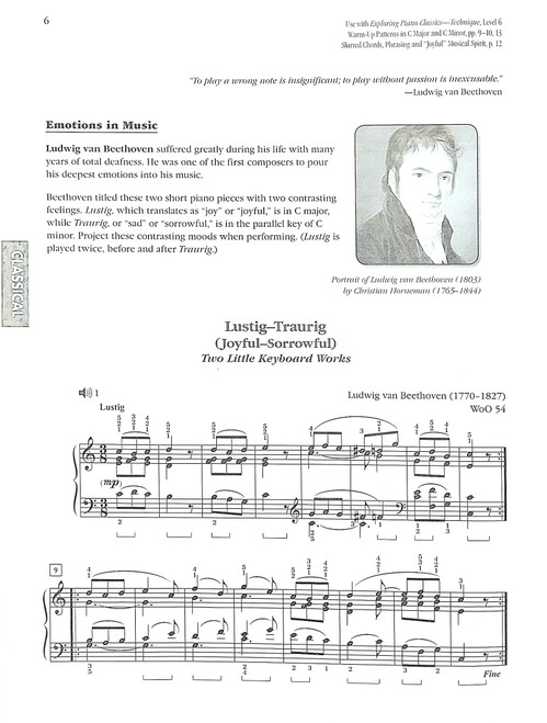 Exploring Piano Classics - Repertoire - Level 6 Exploring Piano Classics - Repertoire - Level 6