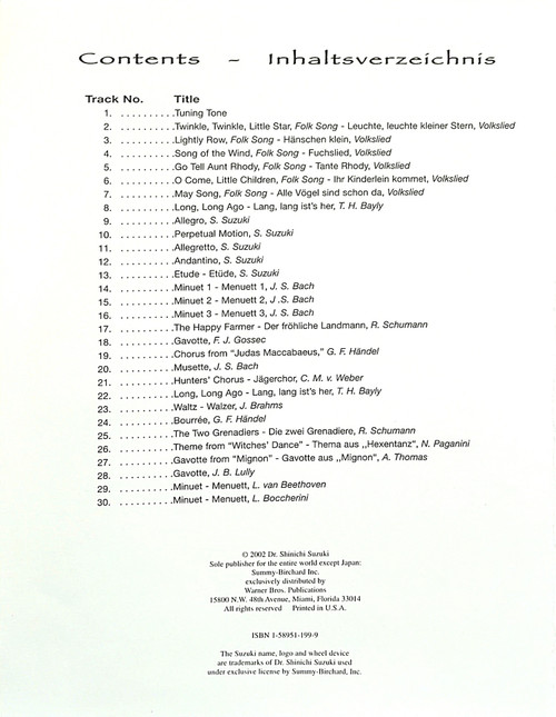 'My Trio Book' - CD Accompaniment - Mein Trio-Buch - for Three Violins 'My Trio Book' - CD Accompaniment - Mein Trio-Buch - for Three Violins