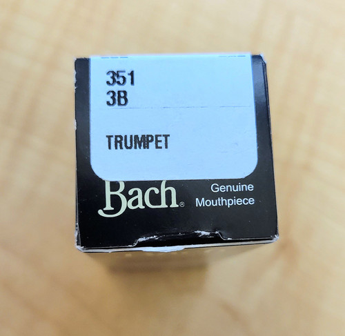 Bach Classic Trumpet Silver Plated Mouthpiece 3B  Bach Classic Trumpet Silver Plated Mouthpiece 3B