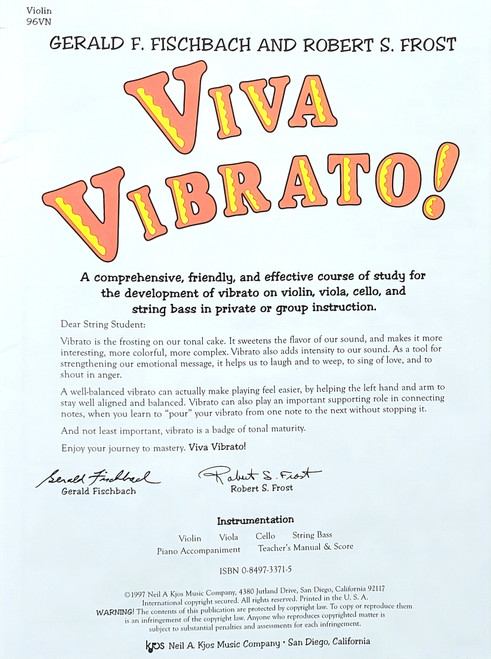 Viva Vibrato! Violin