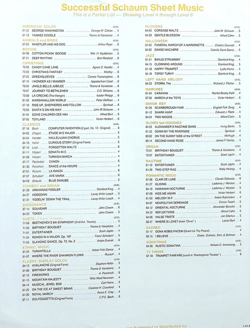 Used/Vintage Piano Solo Sheet Music Pack of 11