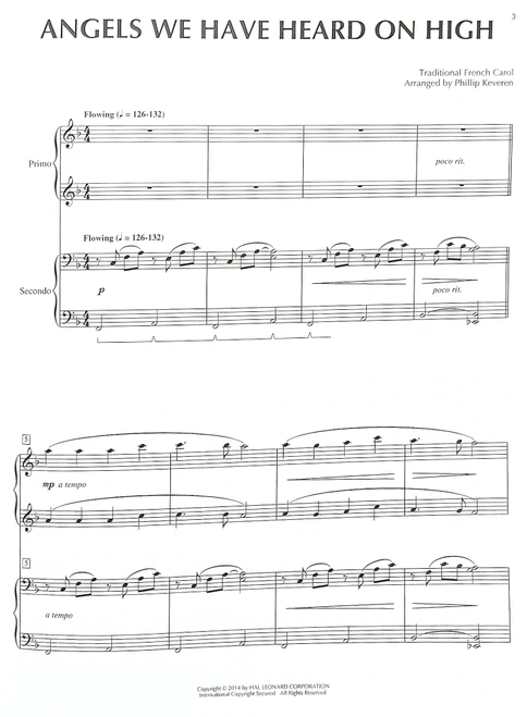 The Christmas Variations - Piano Duet - 8 Classic Carols