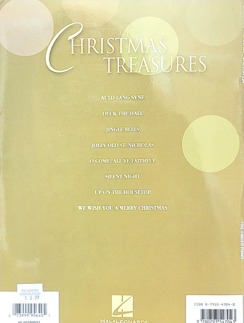 Christmas Treasures - 2nd Edition - 5 Finger Piano