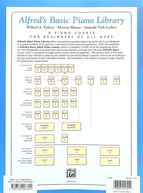 Alfred's Basic Piano Prep Course: Christmas Joy! Book E