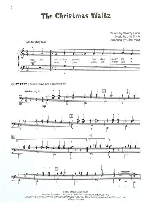 Famous & Fun Pop Christmas - Book 2 - Elementary Piano