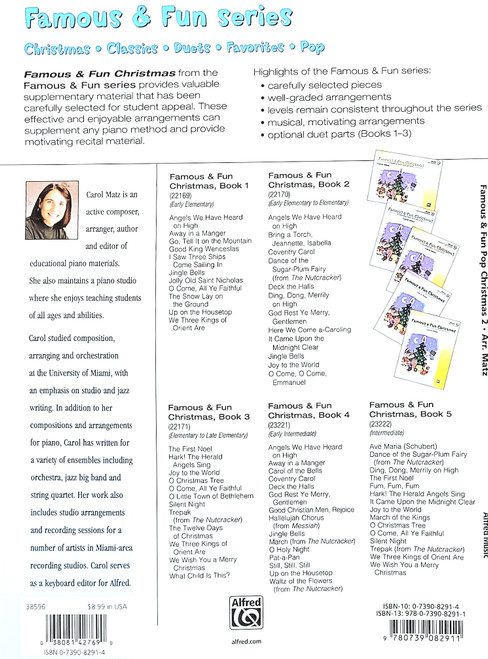 Famous & Fun Pop Christmas - Book 2 - Elementary Piano