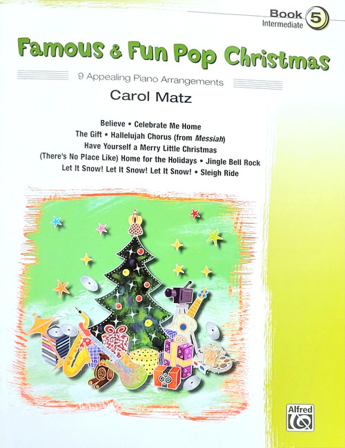 Famous & Fun Pop Christmas - Book 5 - Intermediate Piano