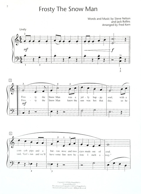 Frosty the Snow Man - Piano Solo Sheet Music